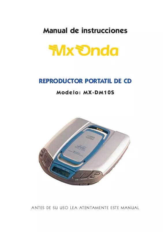 Mode d'emploi MXONDA MX-DM10S