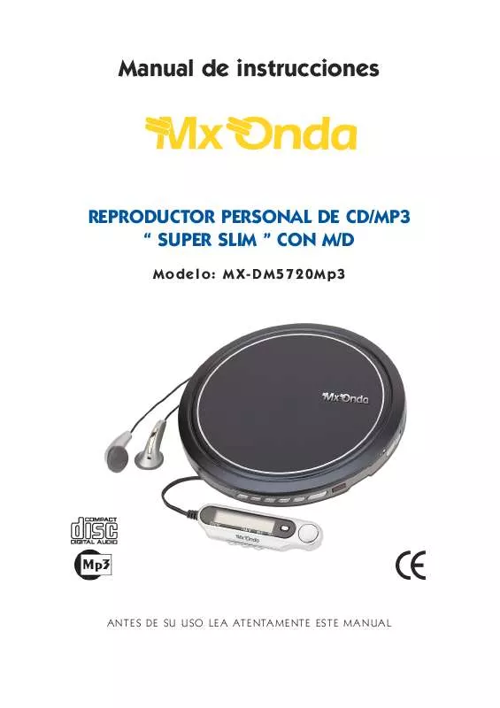 Mode d'emploi MXONDA MX-DM5720