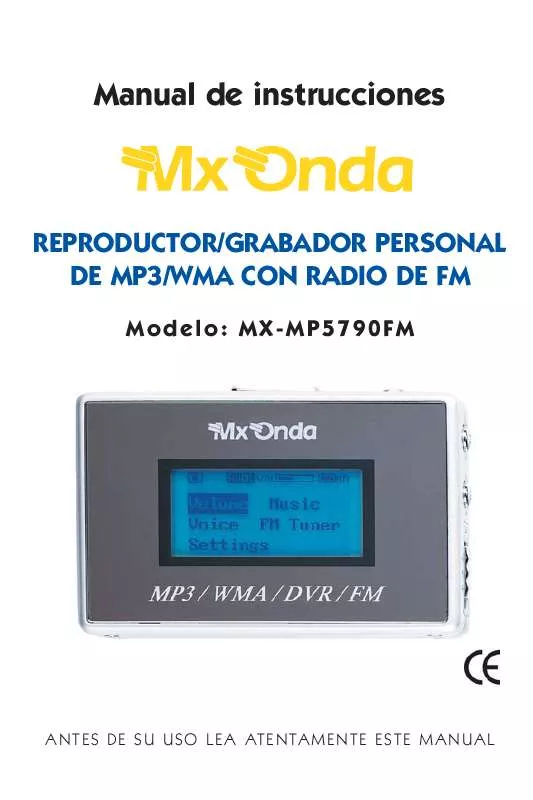 Mode d'emploi MXONDA MX-DM5790