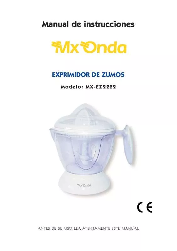Mode d'emploi MXONDA MX-EZ2222