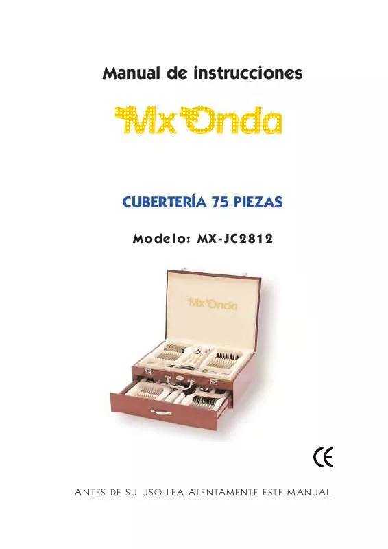 Mode d'emploi MXONDA MX-JC2812