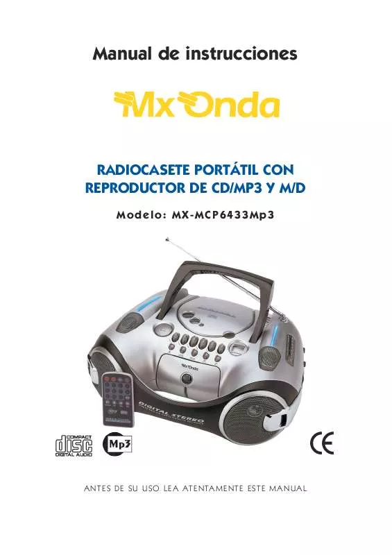 Mode d'emploi MXONDA MX-MCP6433
