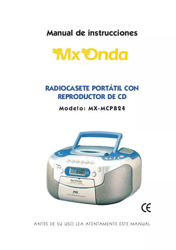 Mode d'emploi MXONDA MX-MCP824