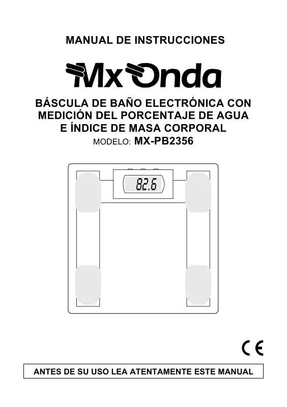 Mode d'emploi MXONDA MX-PB2356