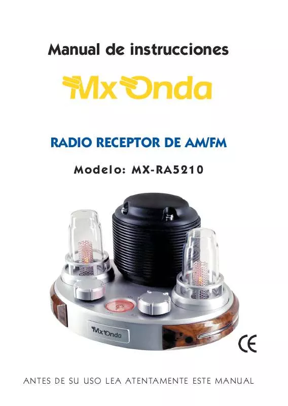 Mode d'emploi MXONDA MX-RA5210