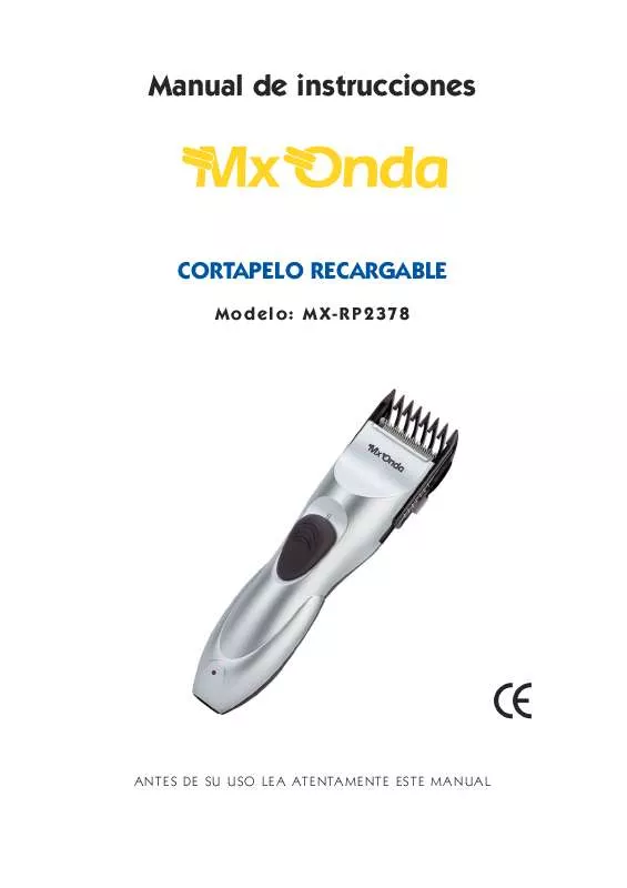 Mode d'emploi MXONDA MX-RP2378