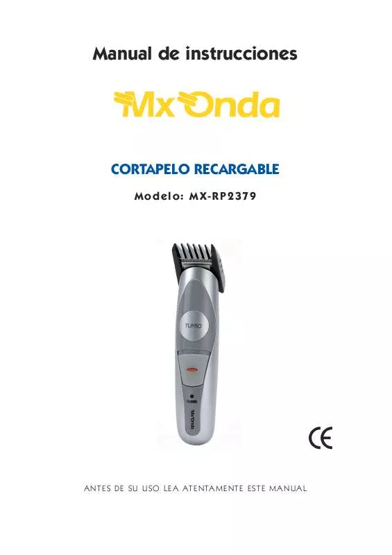 Mode d'emploi MXONDA MX-RP2379