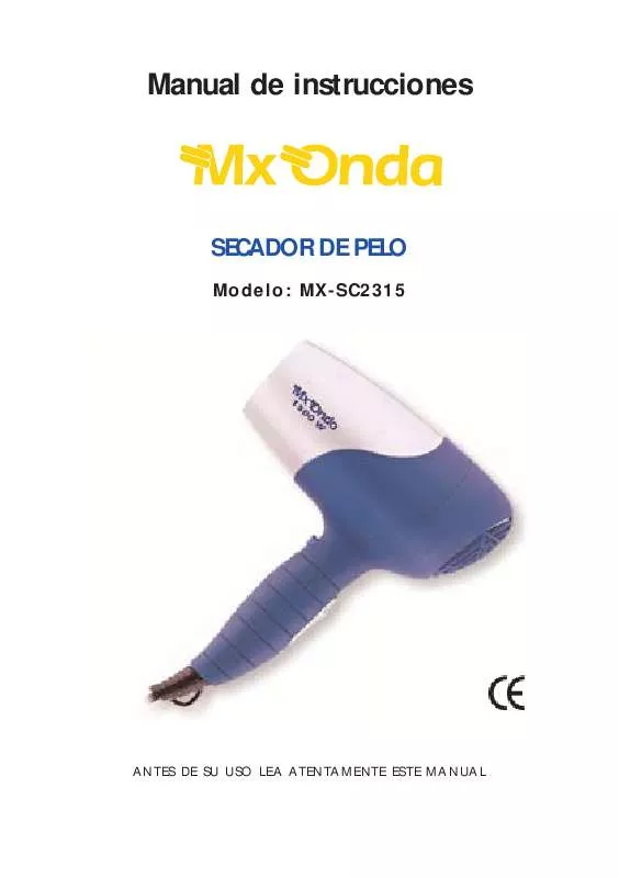 Mode d'emploi MXONDA MX-SC2315