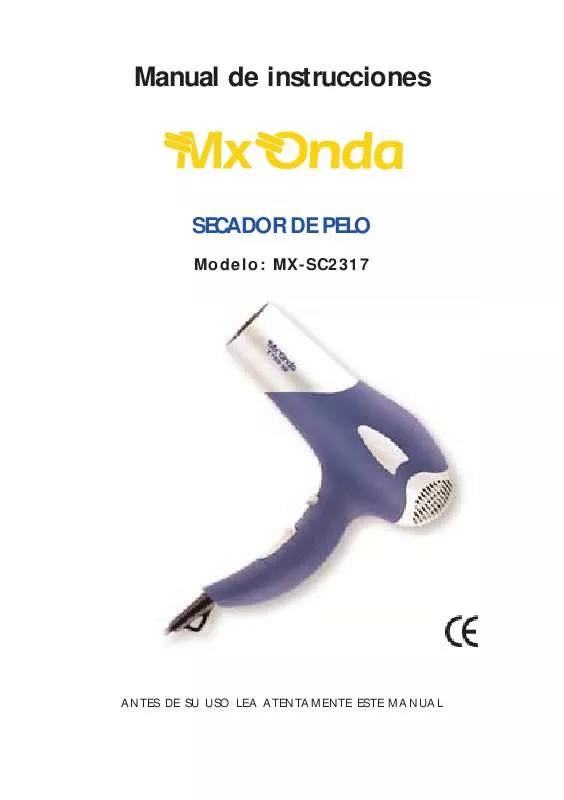 Mode d'emploi MXONDA MX-SC2317