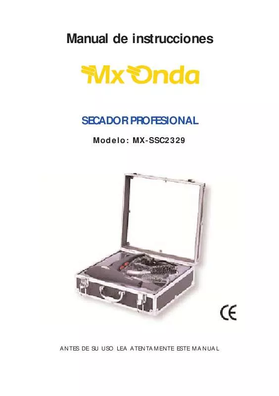 Mode d'emploi MXONDA MX-SSC2329