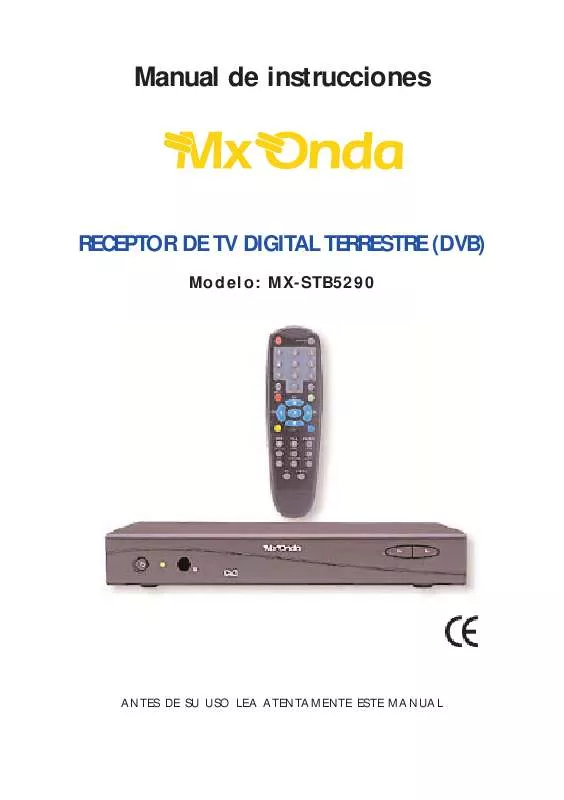Mode d'emploi MXONDA MX-STB5290