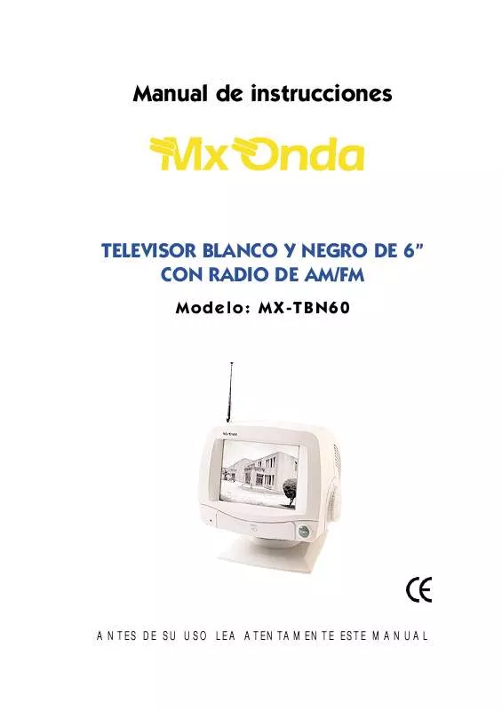 Mode d'emploi MXONDA MX-TBN60