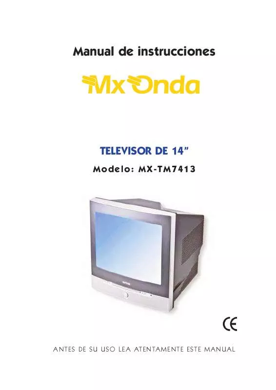 Mode d'emploi MXONDA MX-TM7413