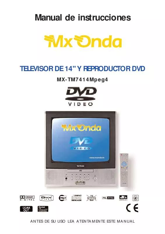 Mode d'emploi MXONDA MX-TM7414