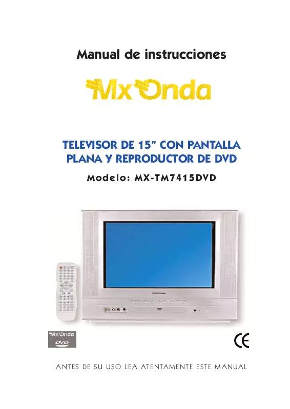 Mode d'emploi MXONDA MX-TM7415DVD