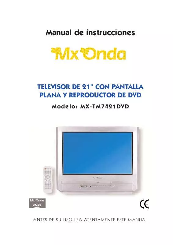 Mode d'emploi MXONDA MX-TM7421DVD