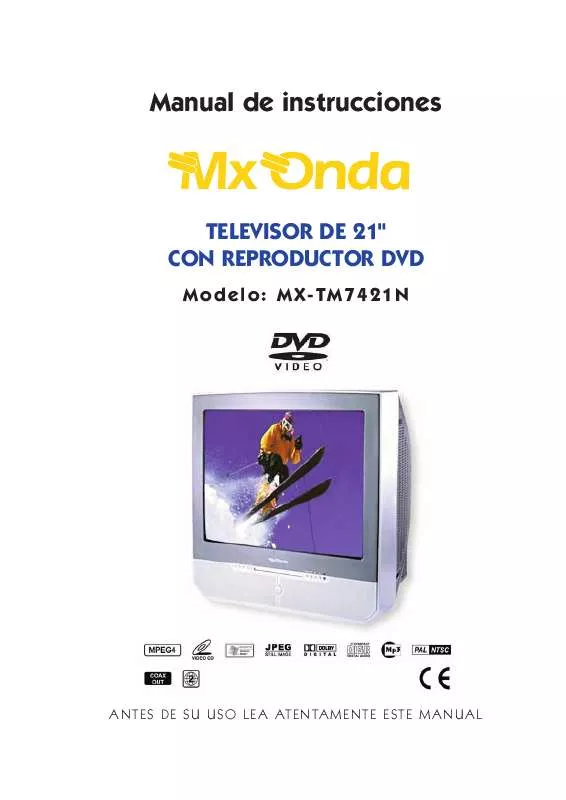 Mode d'emploi MXONDA MX-TM7421N