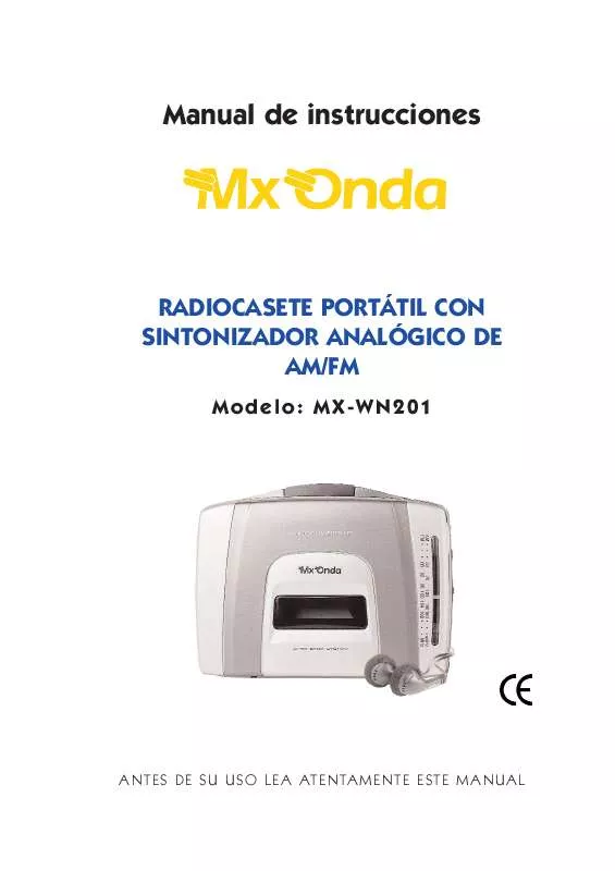 Mode d'emploi MXONDA MX-WN201