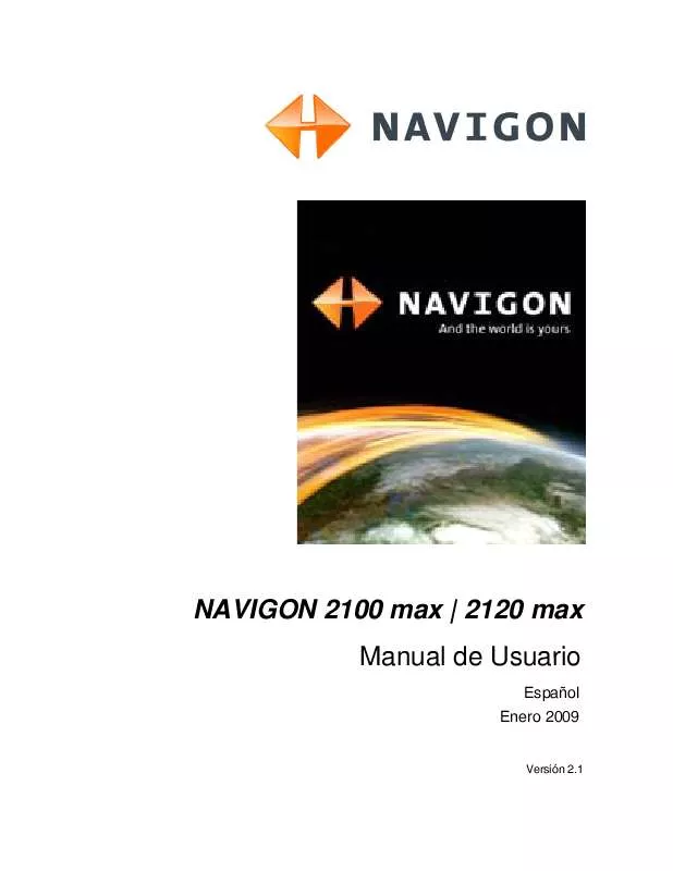 Mode d'emploi NAVIGON 2100 MAX NM7