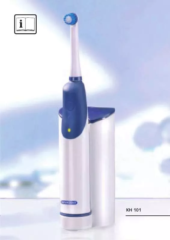 Mode d'emploi NEVADENT KH 101 ELECTRIC TOOTHBRUSH