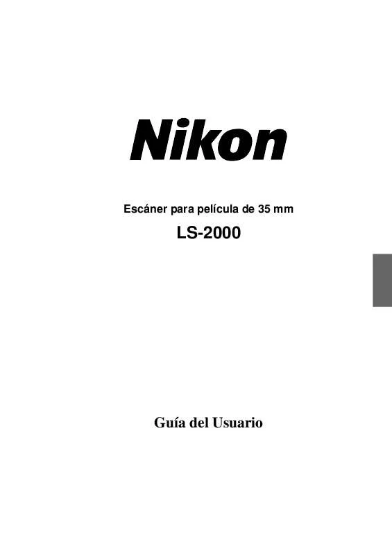 Mode d'emploi NIKON LS-2000
