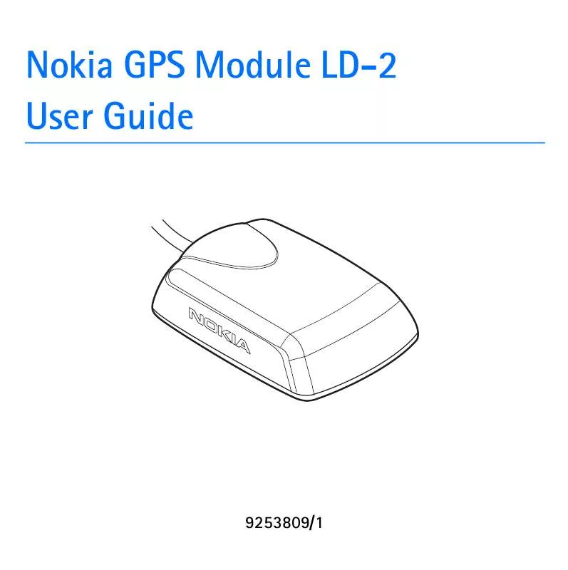 Mode d'emploi NOKIA M-O GPS LD-2