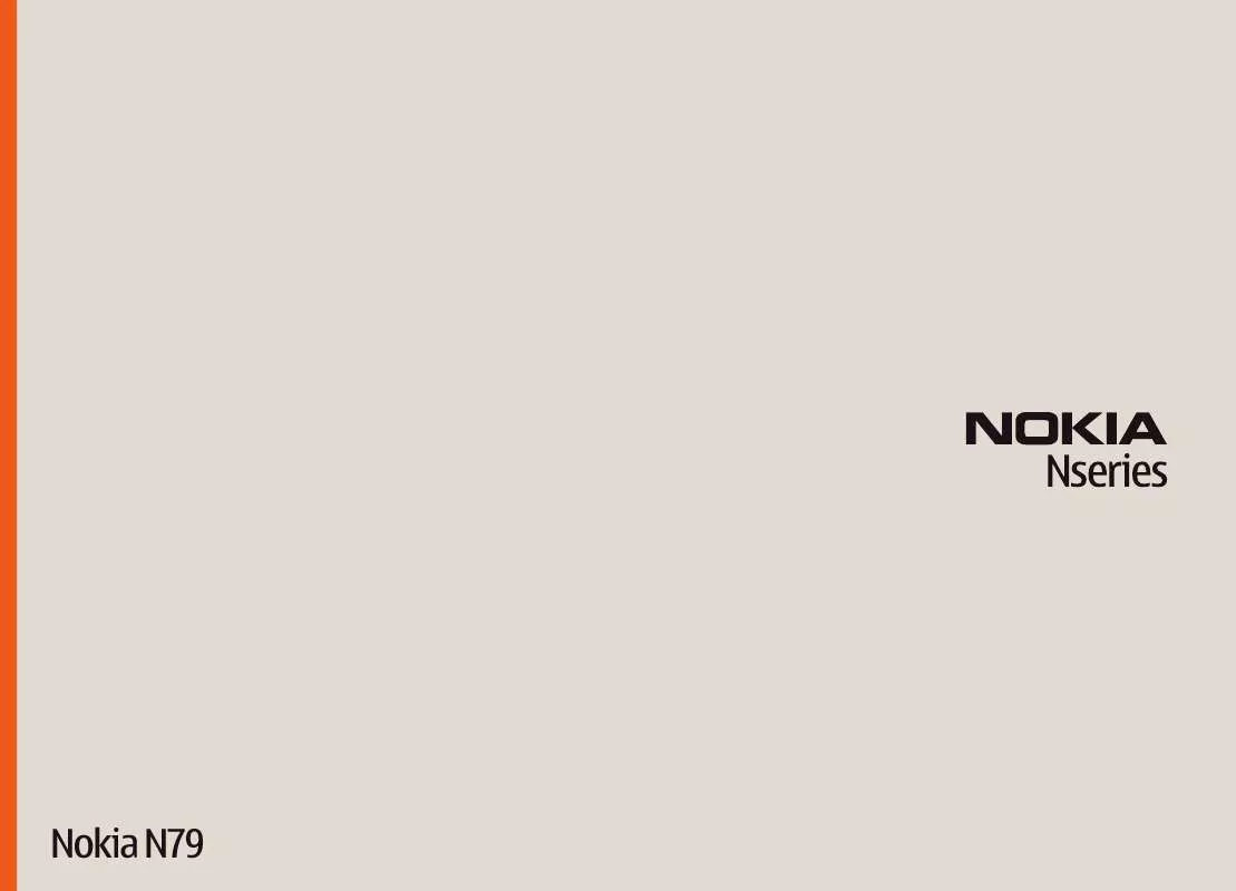 Mode d'emploi NOKIA N79