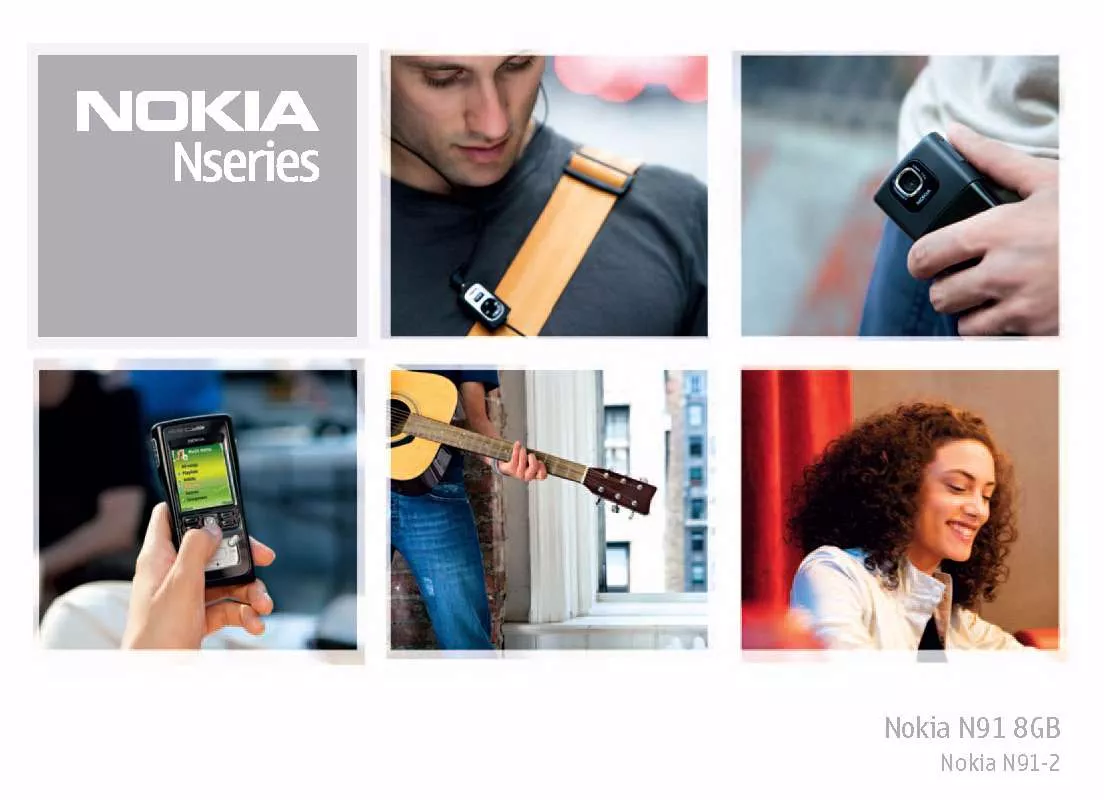 Mode d'emploi NOKIA N91 8GB