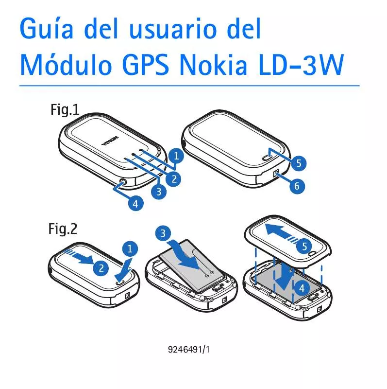 Mode d'emploi NOKIA WIRELESS GPS MODULE LD-3W