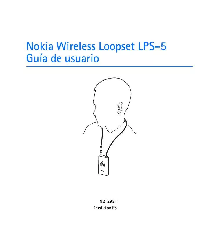 Mode d'emploi NOKIA WIRELESS LOOPSET LPS-5