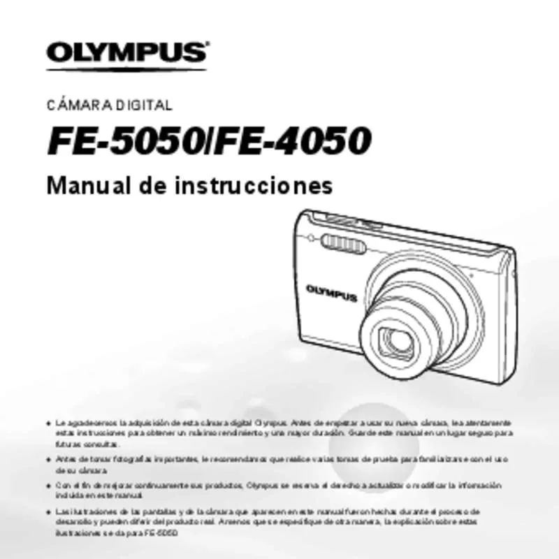 Mode d'emploi OLIMPUS FE-5050