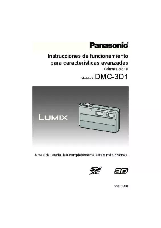 Mode d'emploi PANASONIC LUMIX DMC-3D1E