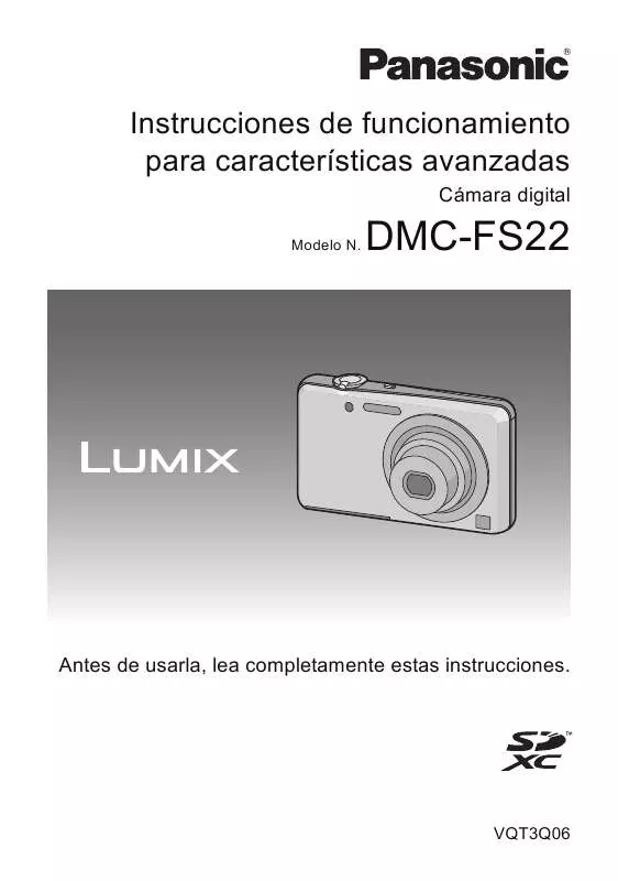 Mode d'emploi PANASONIC LUMIX DMC-FS22EP