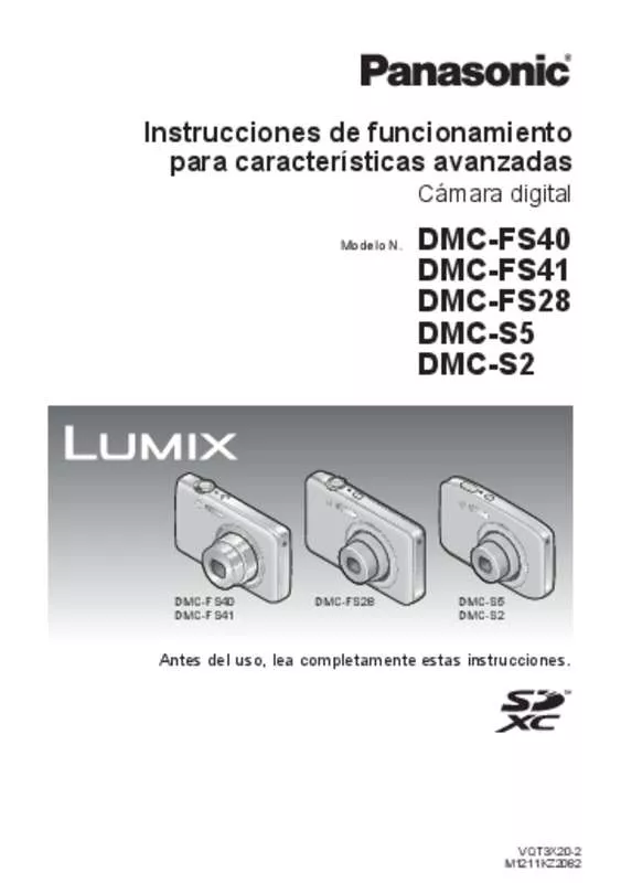 Mode d'emploi PANASONIC LUMIX DMC-FS40