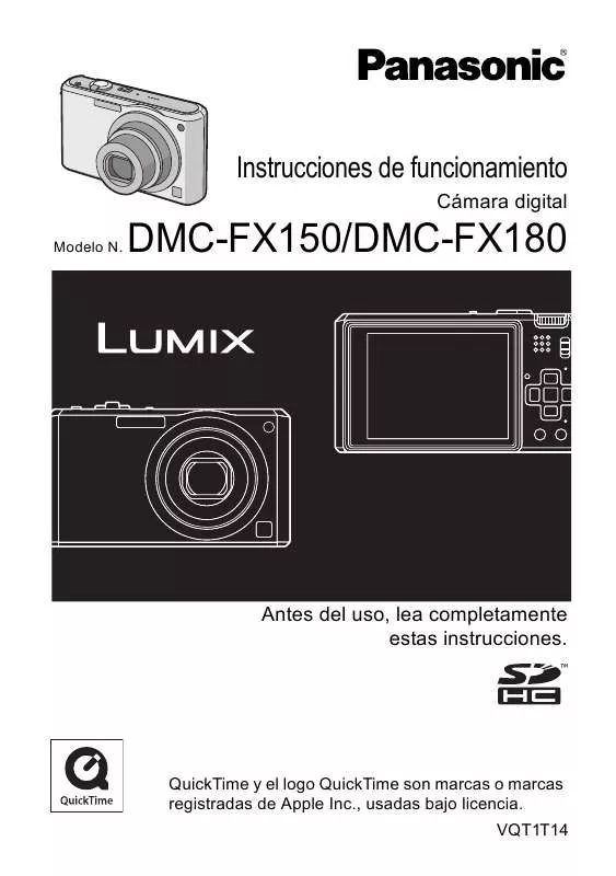 Mode d'emploi PANASONIC LUMIX DMC-FX180