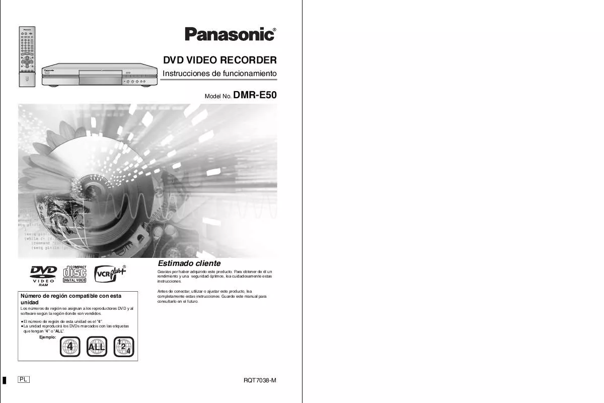 Mode d'emploi PANASONIC DMR-E50