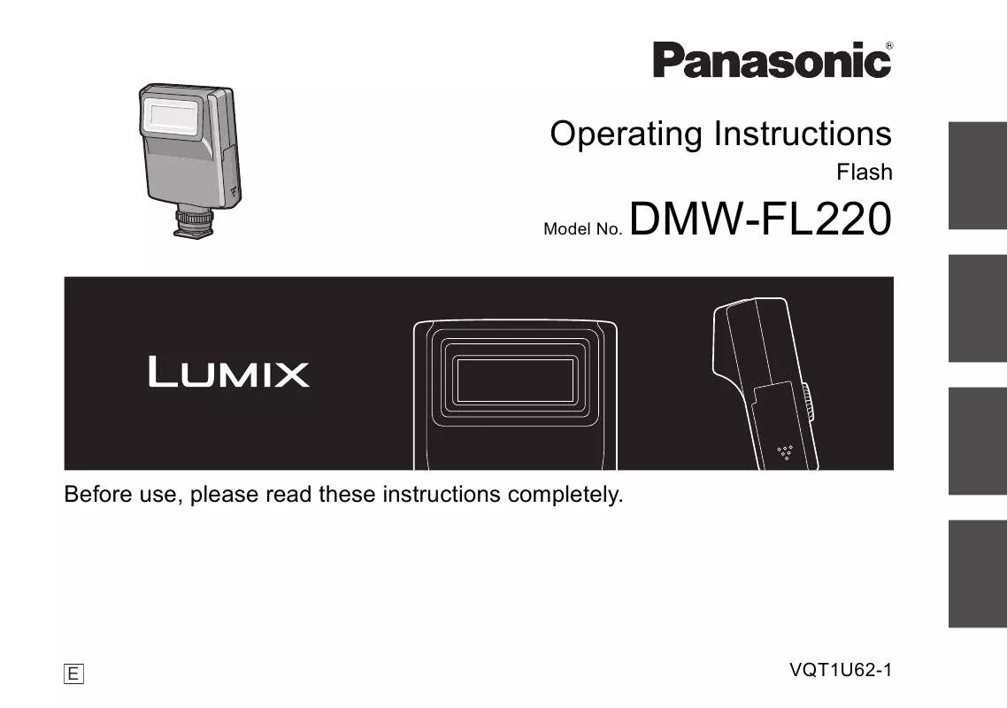 Mode d'emploi PANASONIC DMW-FL220E