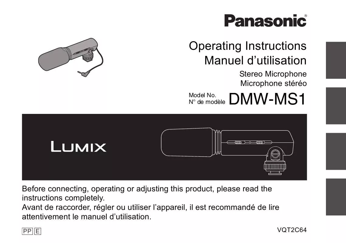 Mode d'emploi PANASONIC DMW-MS1PP