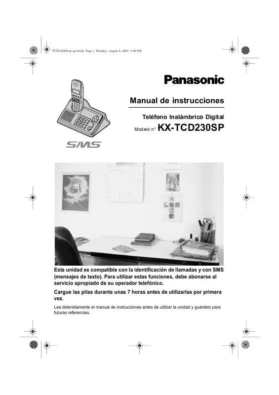 Mode d'emploi PANASONIC KX-TCD230SP
