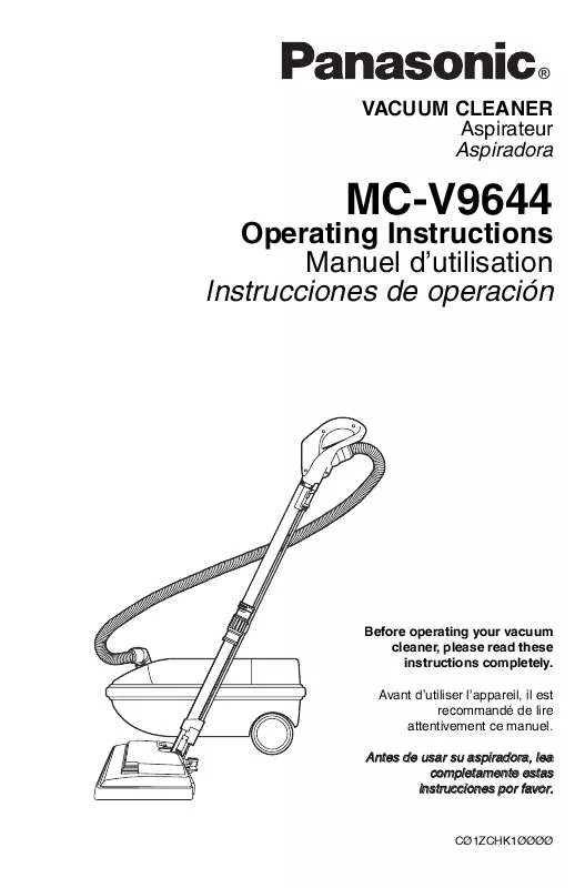 Mode d'emploi PANASONIC MC-V9644