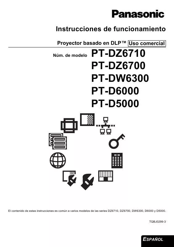 Mode d'emploi PANASONIC PT-DZ6700