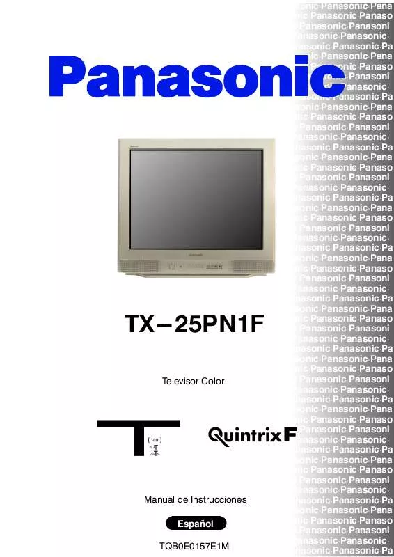 Mode d'emploi PANASONIC TX-25PN1F