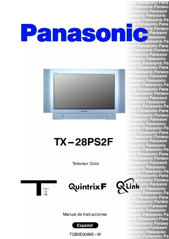 Mode d'emploi PANASONIC TX-28PS2F