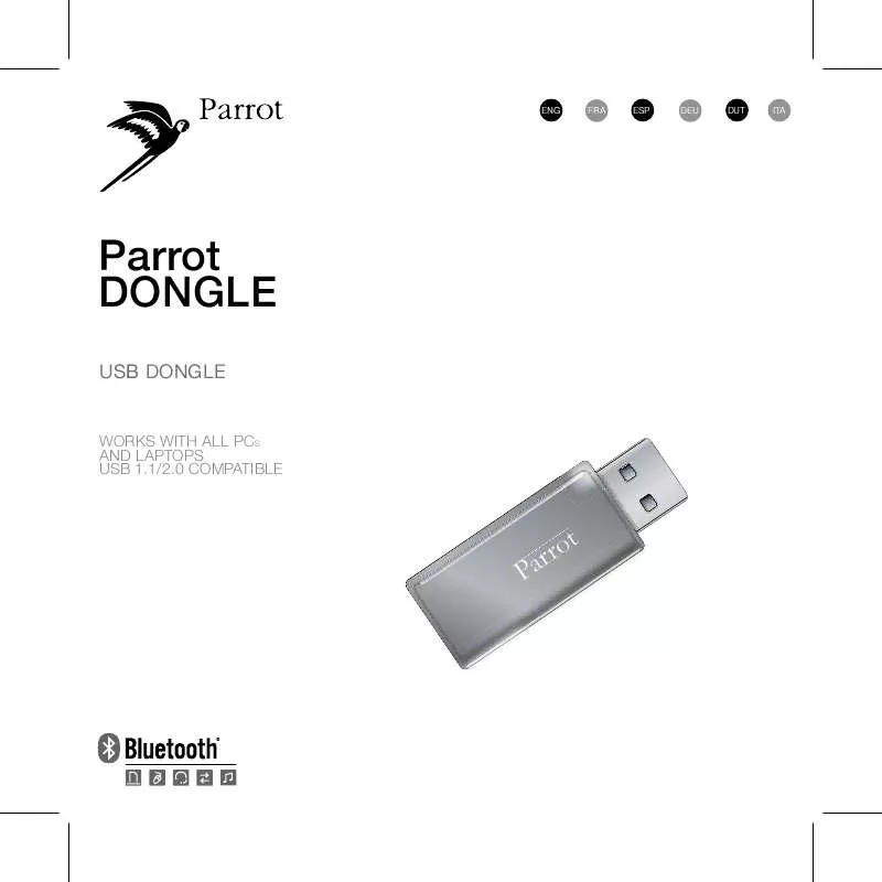 Mode d'emploi PARROT USB DONGLE