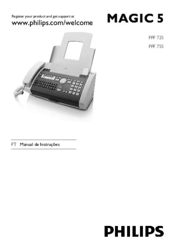 Mode d'emploi PHILIPS PPF755/PTW