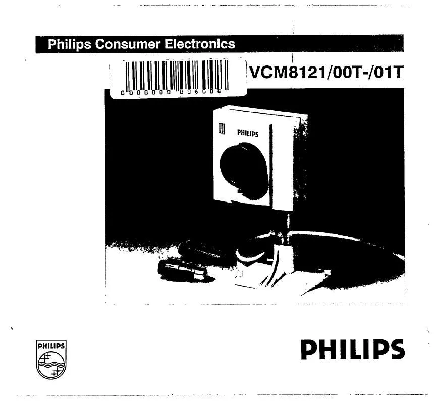 Mode d'emploi PHILIPS VCM8121/00T