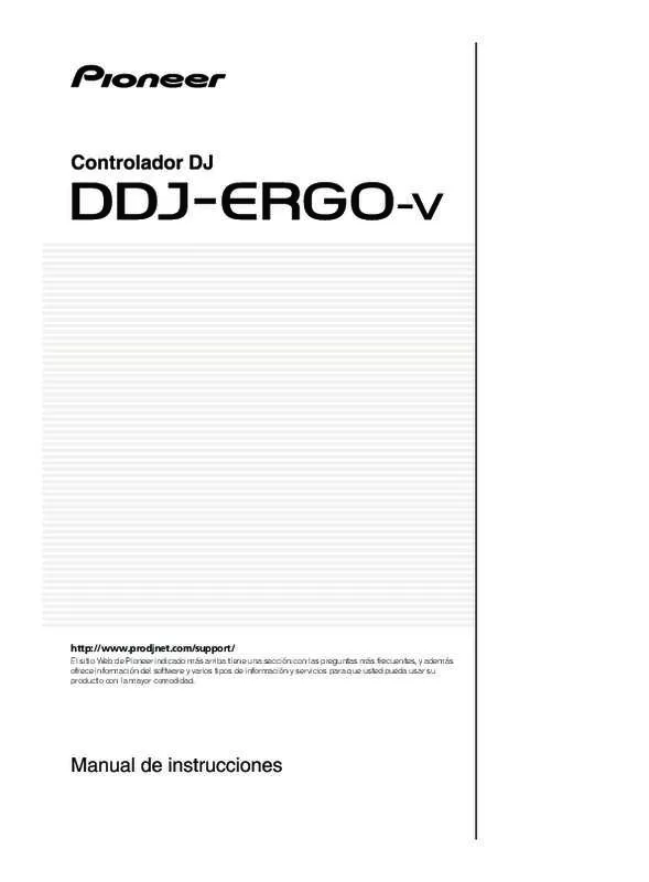 Mode d'emploi PIONEER DDJ-ERGO-V