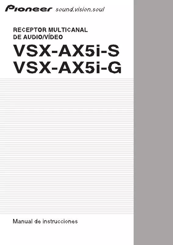 Mode d'emploi PIONEER VSX-AX5I-G