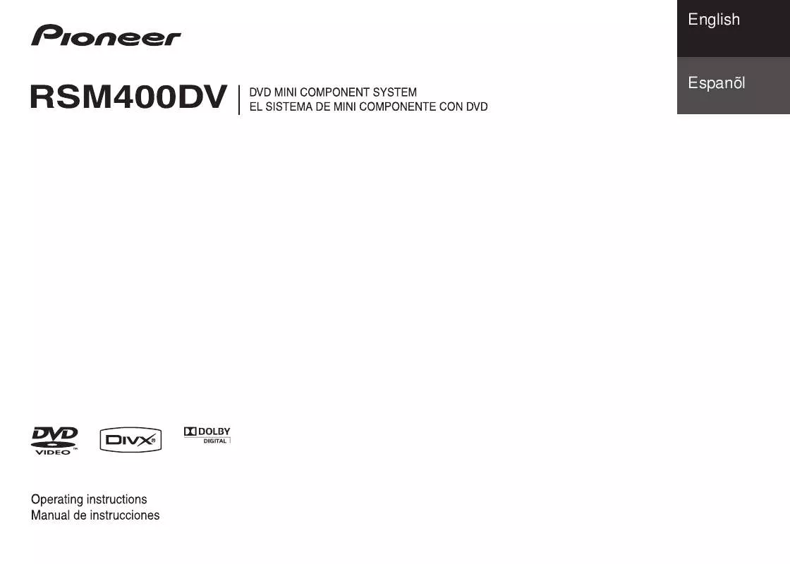 Mode d'emploi PIONEER X-RSM400DV