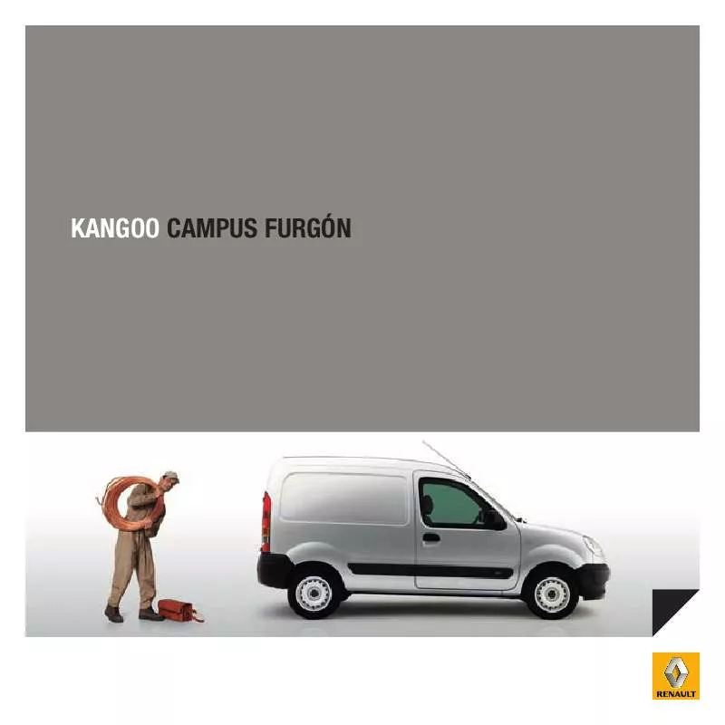 Mode d'emploi RENAULT KANGOO CAMPUS FURGON